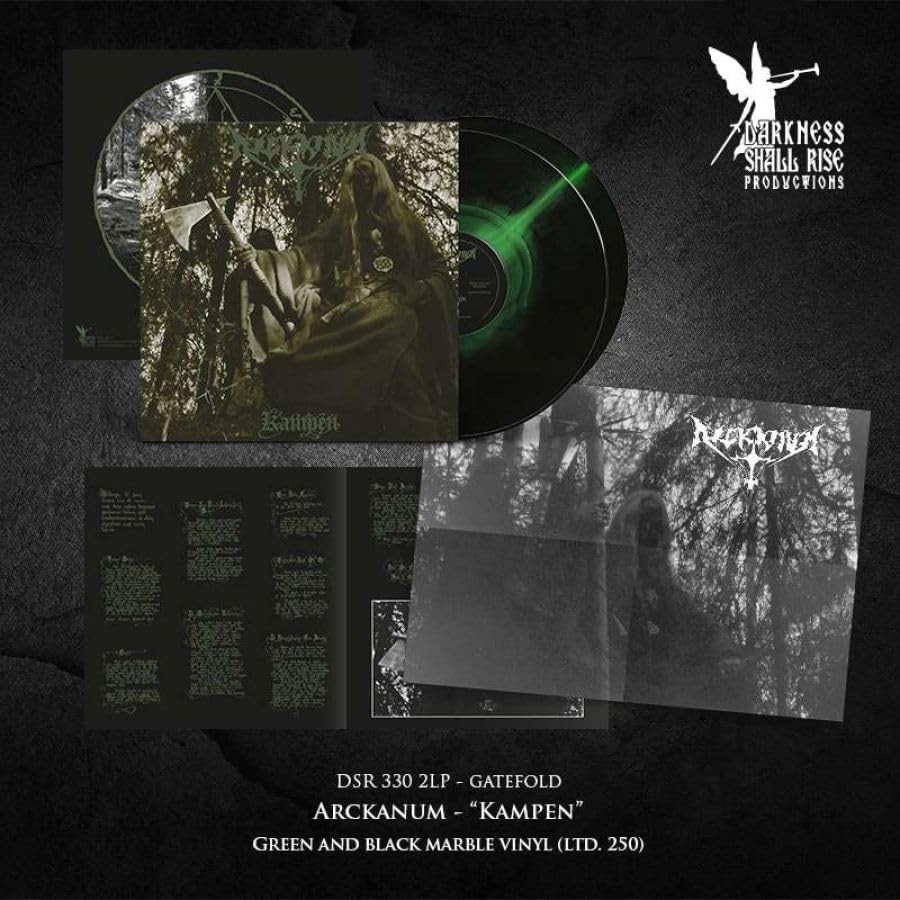 ARCKANUM – KAMPEN GREEN / BLACK MARBLE VINYL 2LP – Vinyl Record DLP – J1398z