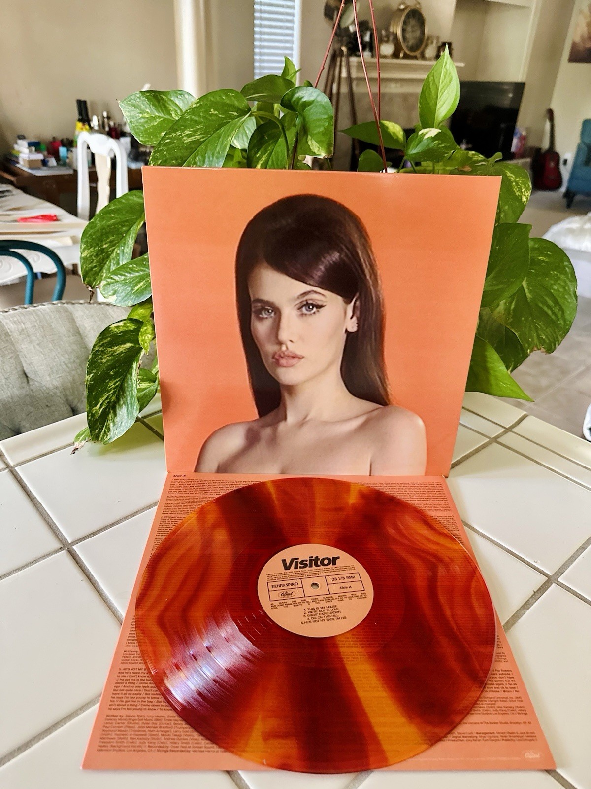 Sienna Spiro Visitor LP Blood Records Mahogany Melt Vinyl x/3000 MINT! On Hand!*