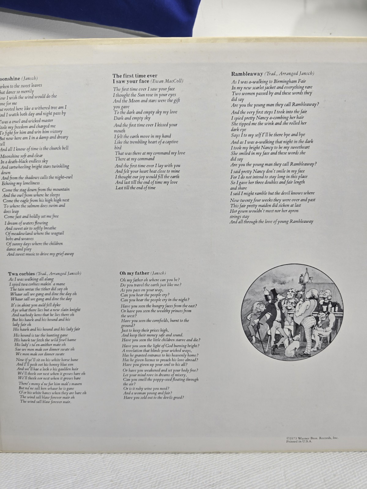 Bert Jansch Moonshine 1973 Reprise MS 2129 Stereo Lp Record Vg