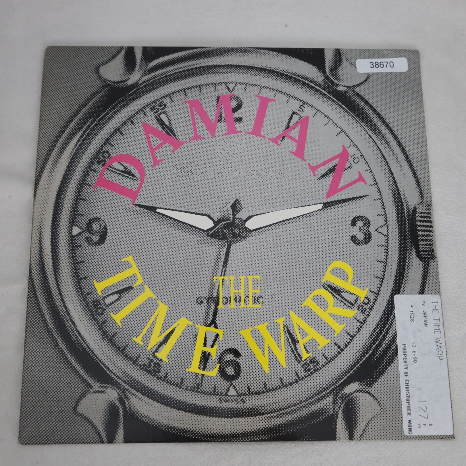 Damian The Time Warp PROMO SINGLE Vinyl Record Album