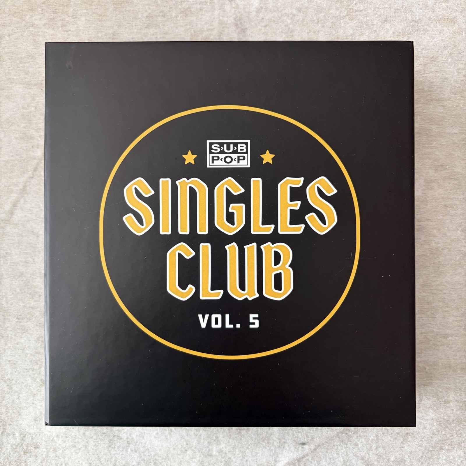 Sub Pop Singles Club Vol 5 Box Set Complete NM Unplayed Vedder Misty etc 12x 7″s