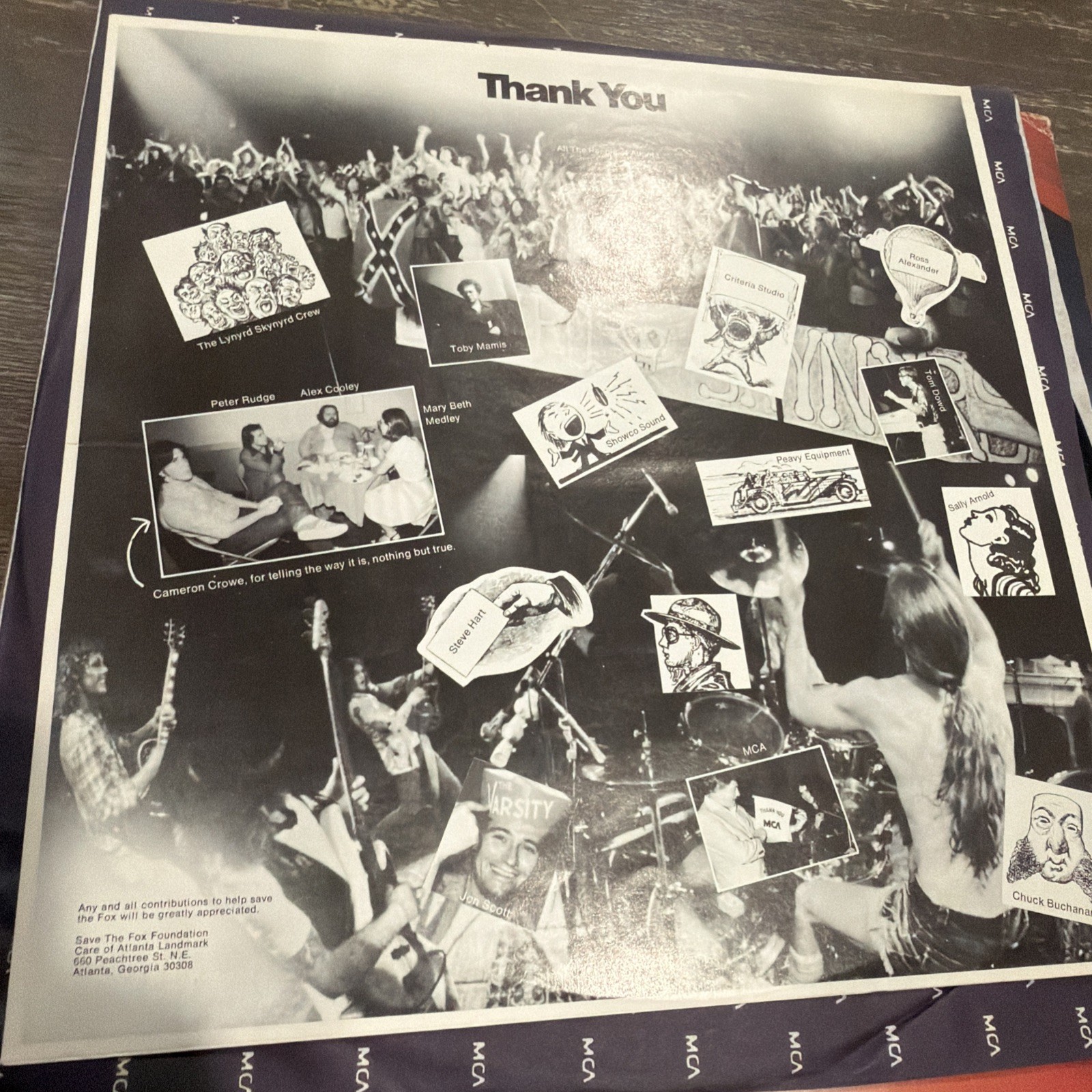 LYNYRD SKYNYRD “One More From The Road” 2LP 1976 MCA [Pinckneyville Press] VG+