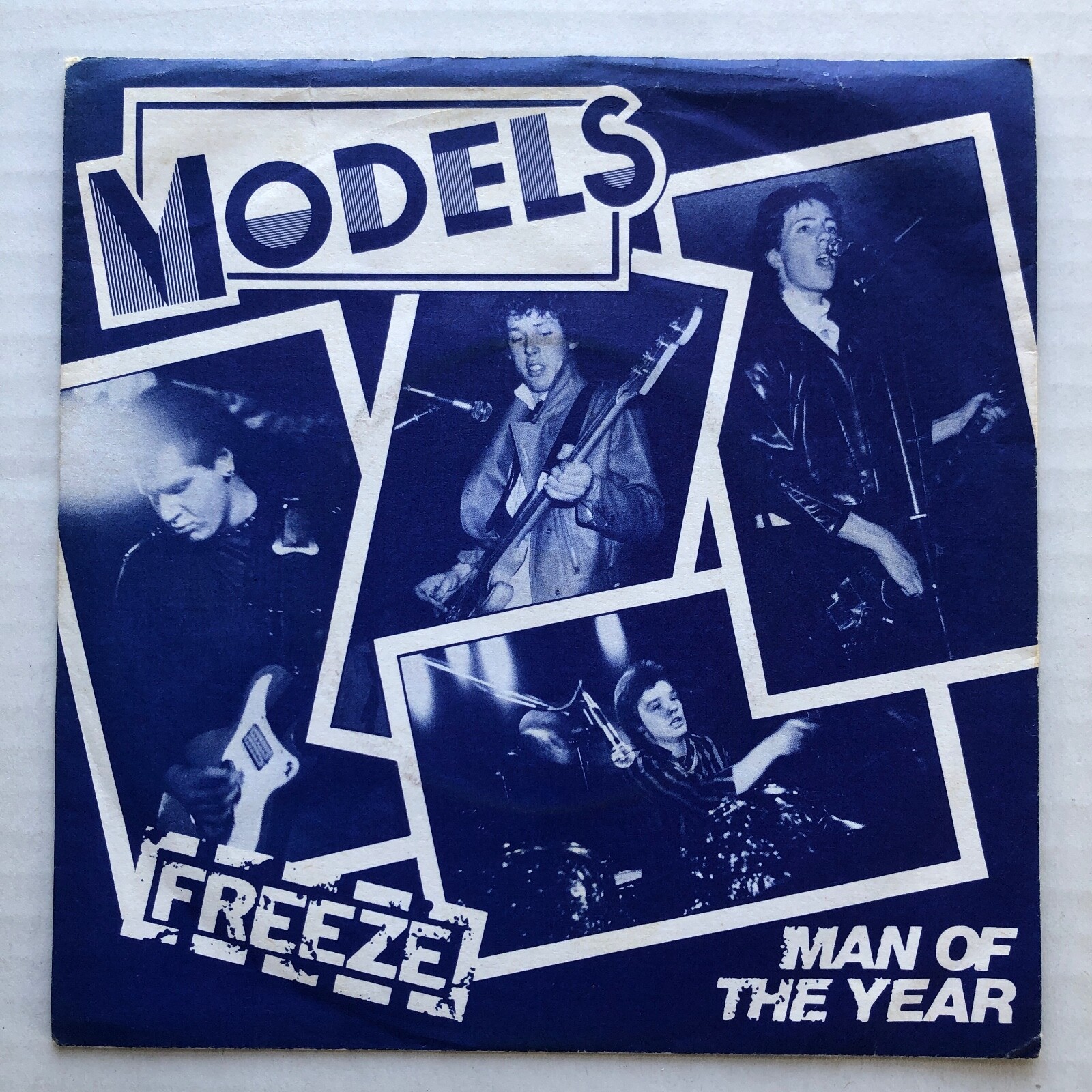 MODELS Freeze / Man Of The Year 1977 UK 7″ Step Forward Records PUNK 45 + Sleeve