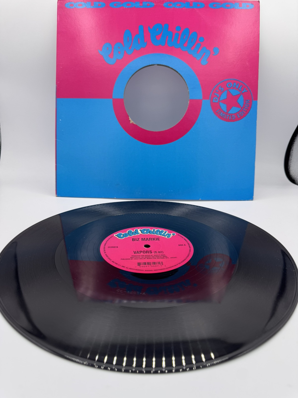 BIZ MARKIE -VAPORS- RAP SINGLE – BAD MYSELF COLD CHILLIN RECORDS DJ’S ONLY AS IS