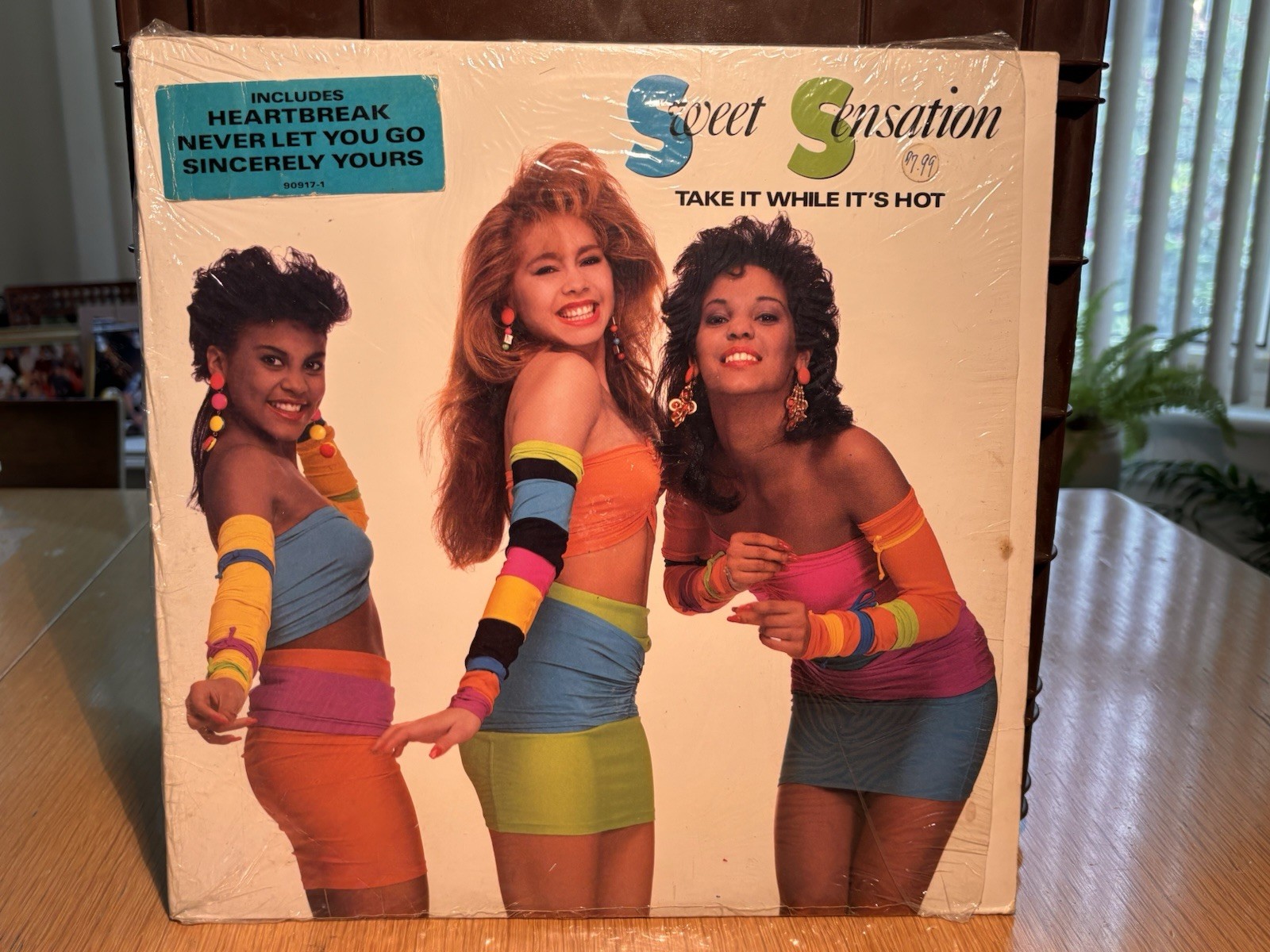 Sweet Sensation Take it While It’s Hot 1988 Atco 90917-1 VG+ In Shrink w/Hype