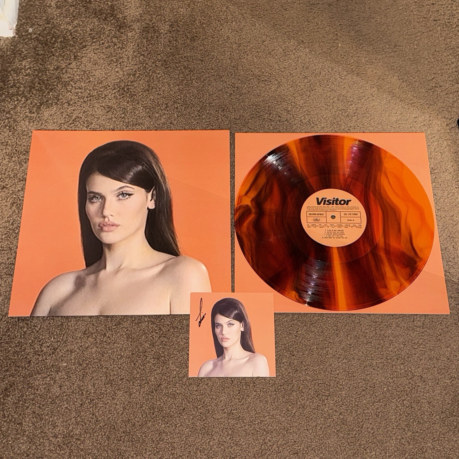 Blood Records Exclusive Sienna Spiro Visitor Vinyl with SIGNED Art Card