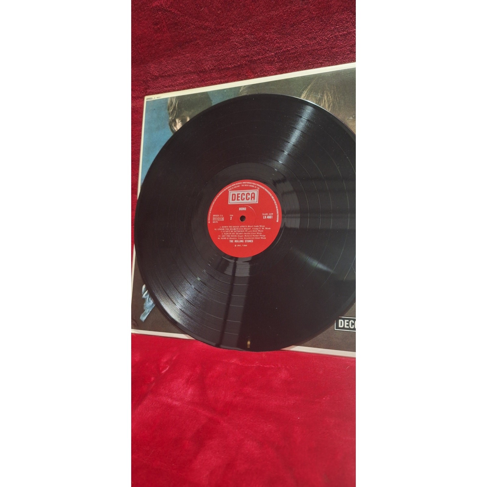 Rolling Stones No. 2 UK Mono DECCA LK4661 Vinyl XARL-6619-4A VG+