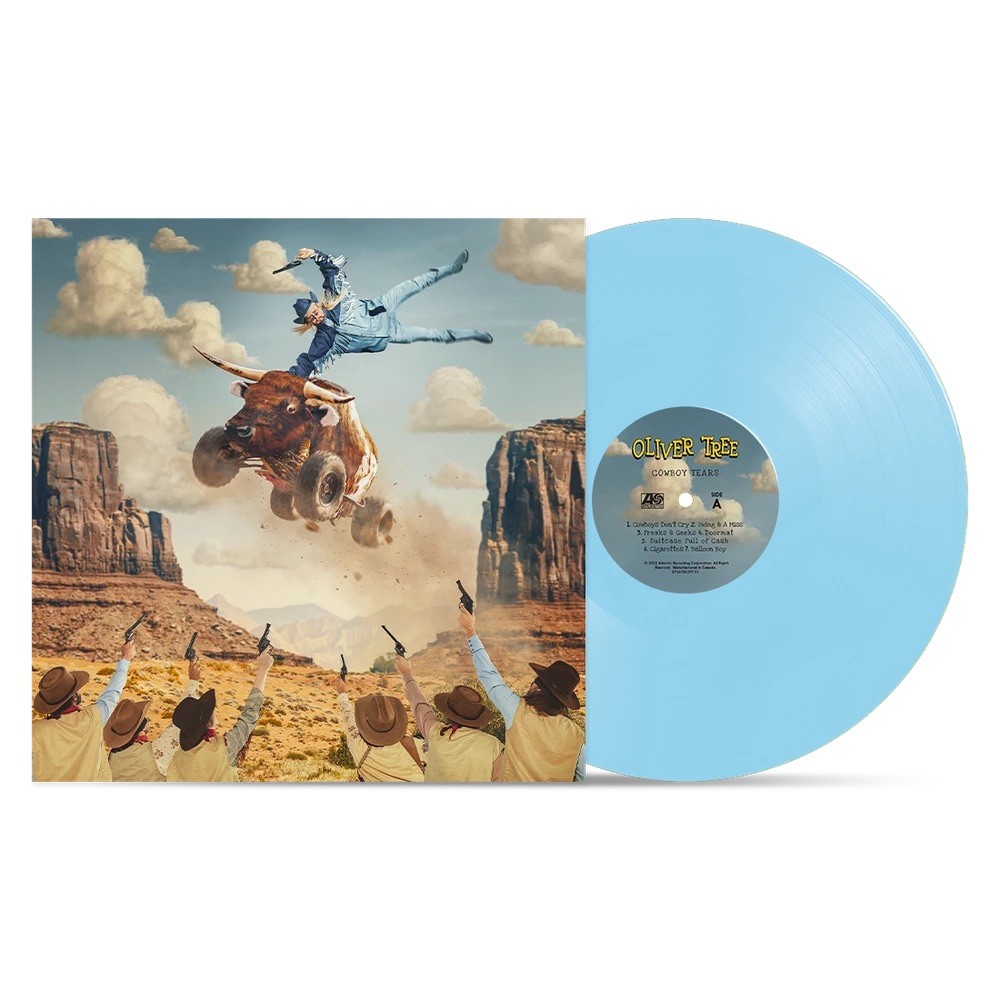 Oliver Tree – Cowboy Tears Vinyl – Baby Blue Limited to 5000 – Rarest Variant