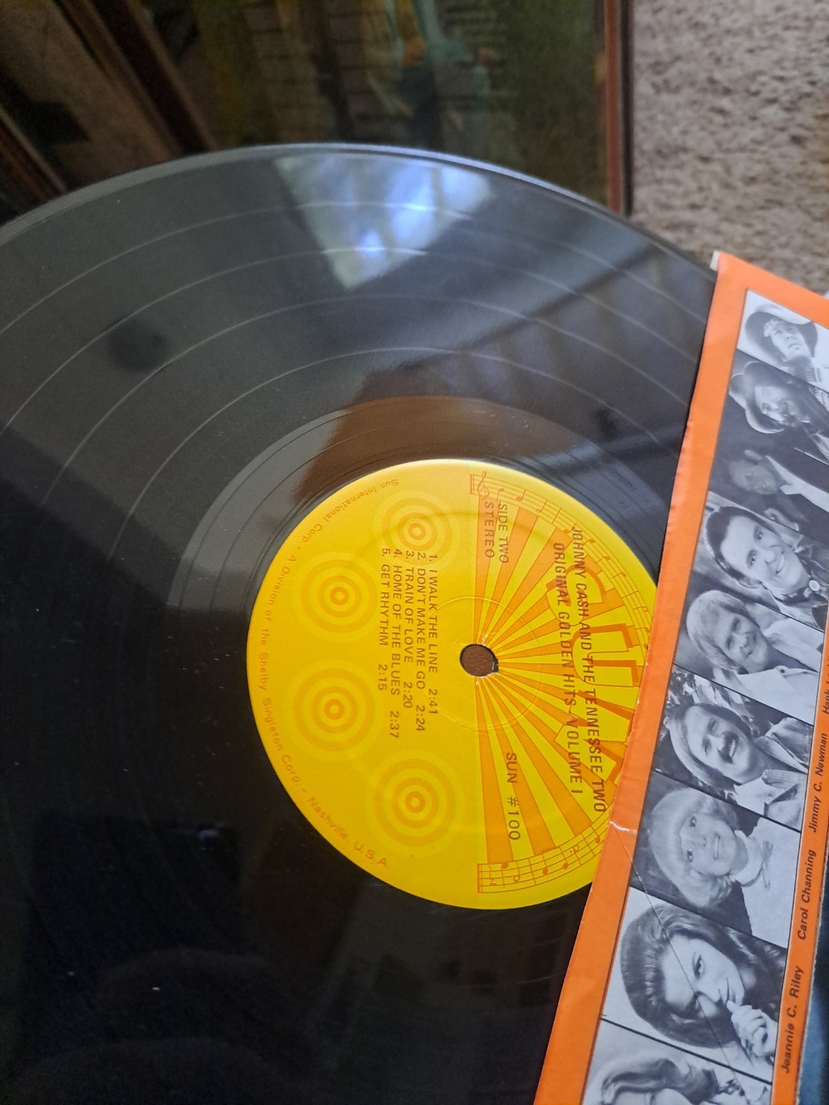 Sun 100 First Printing Sun Records Johnny Cash Original Golden Hits Volume 1