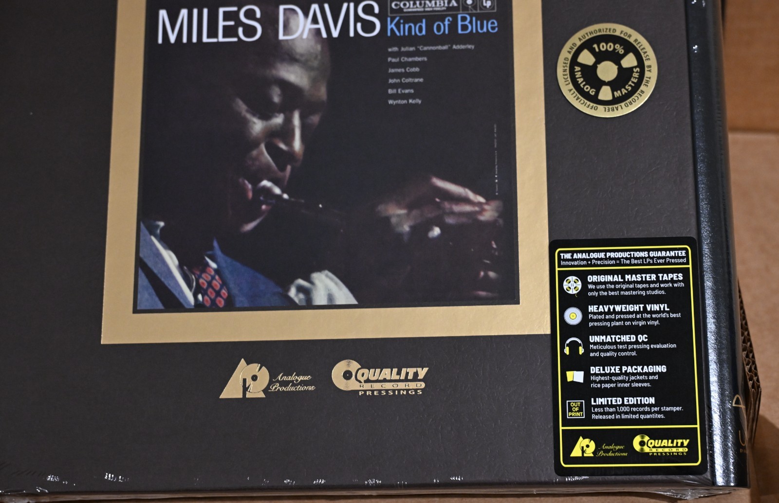 Miles Davis Kind of Blue – Analogue UHQR 45RPM 2LP 200gr Vinyl – Ltd Ed – SEALED