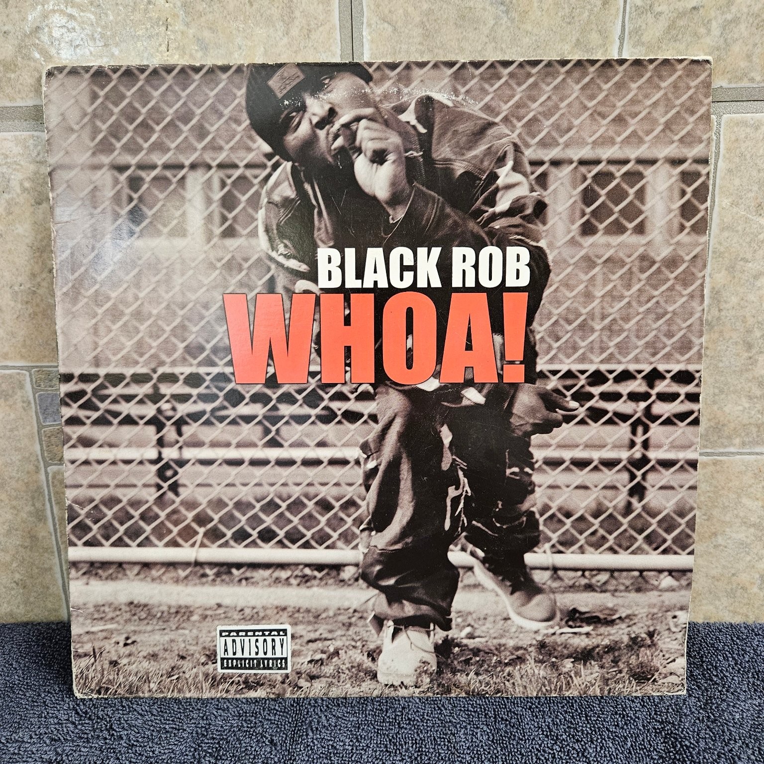Black Rob – Whoa! 12″ Single 2000 Bad Boy Entertainment Hip Hop 33 RPM