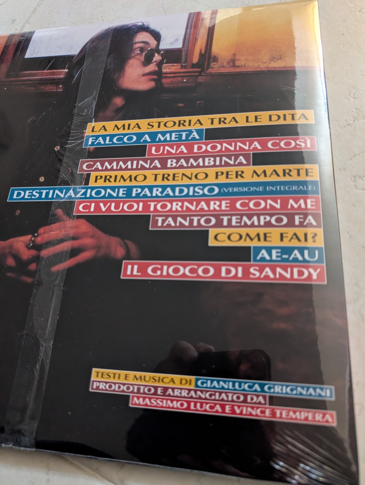 Vinile Lp Gianluca Grignani, Destinazione Paradiso, Autografata e Numerata
