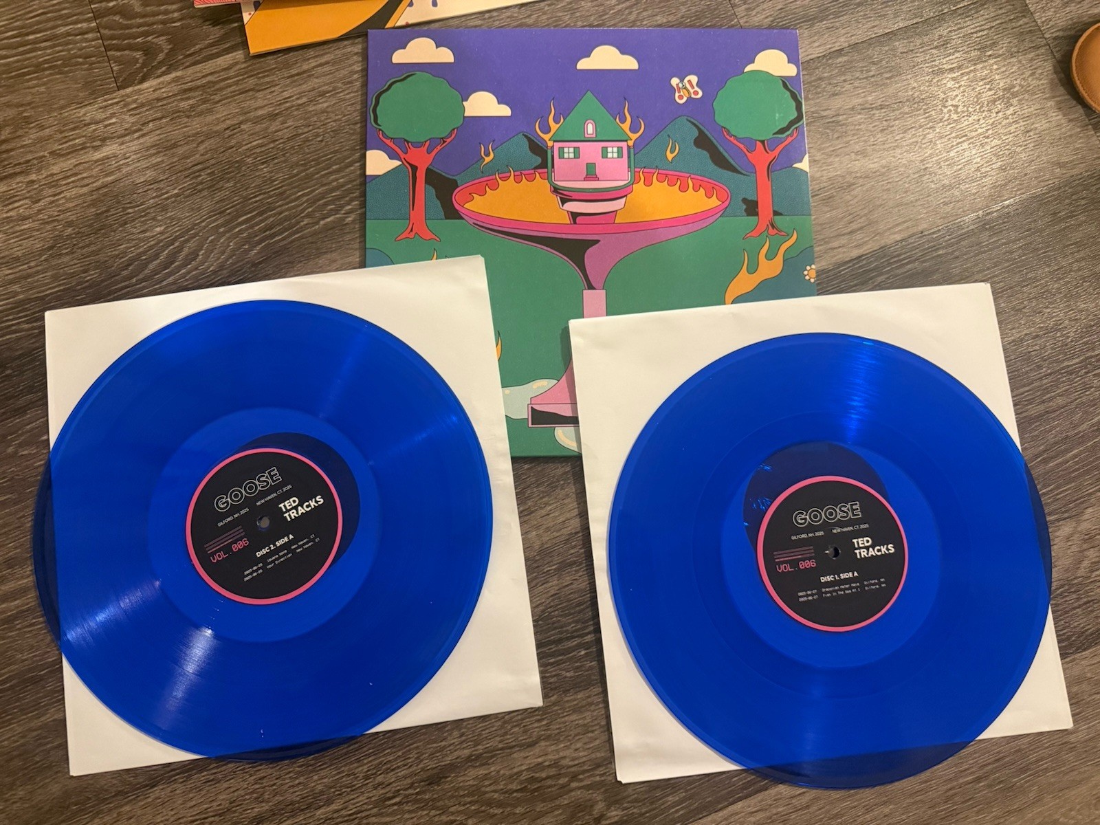 Goose Ted Tracks Vol 6 LP Vinyl BLUE GILFORD NEW HAVEN New MSG Pop-Up Le300