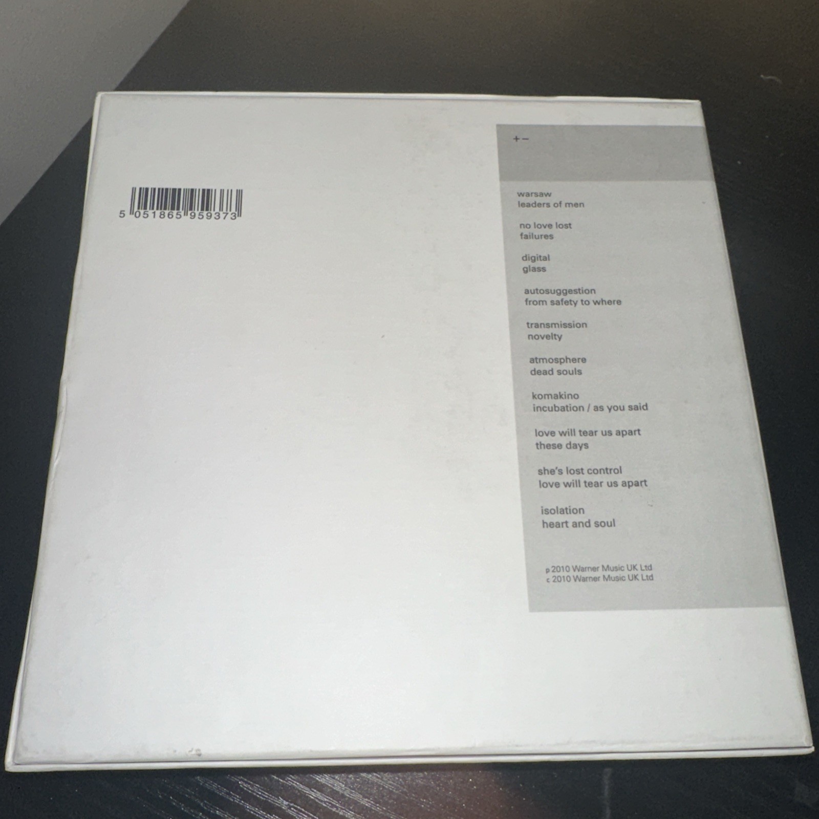 Joy Division +- Singles 1978-80 Limited 7″ BOX Rhino Records 5186595937