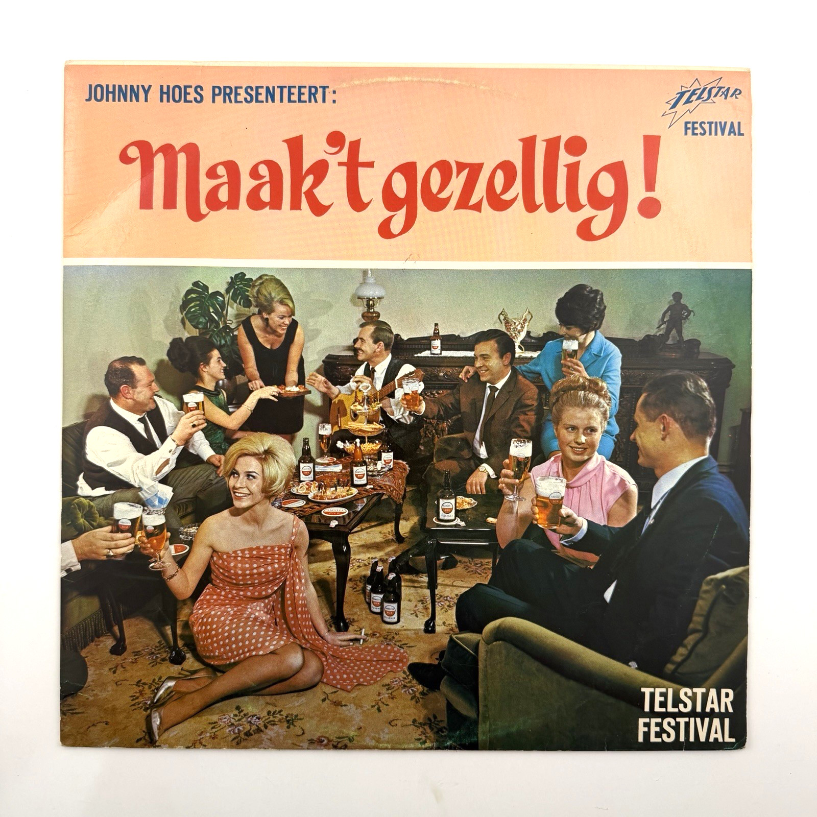 Johnny Hoes Presenteert: MAAK’T GEZELLIG! LP Telstar Netherlands EXCELLENT!