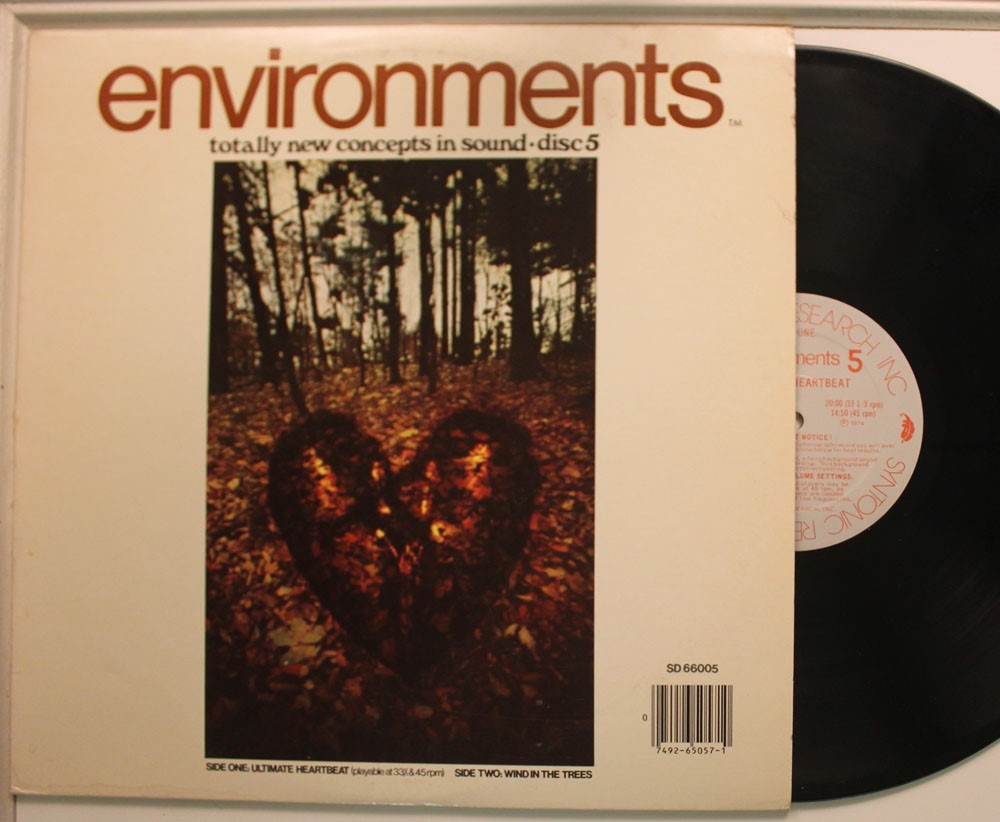 N/A Lp Environments (Totally New Concepts In Sound – Disc 5) on SR – Vg++ / Vg++