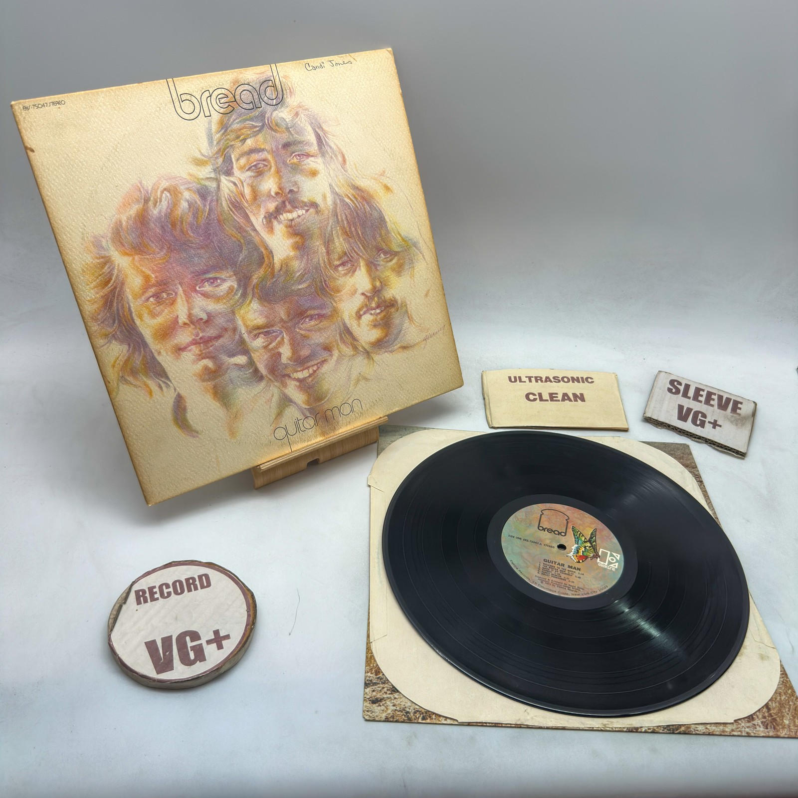 Bread – Guitar Man VG+/VG+ 1972 Santa Maria Ultrasonic Clean Press Vinyl
