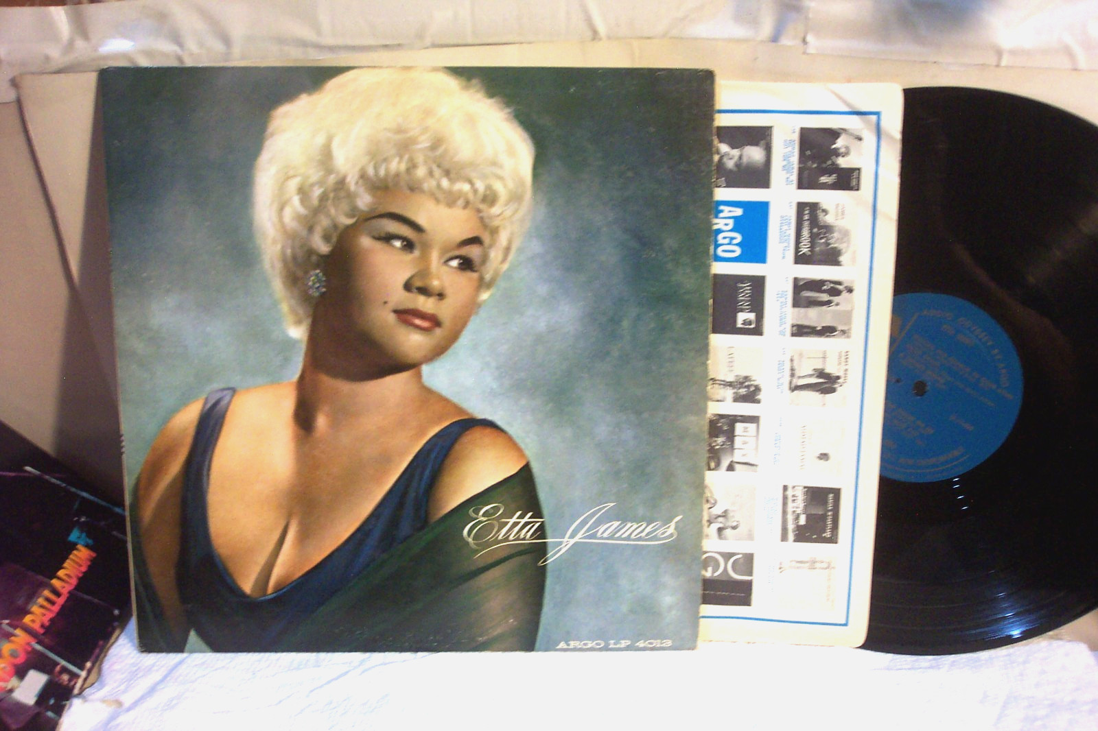 ETTA JAMES LP “S/T” ORIGINAL 1962 ARGO w “Something’s Got a Hold On Me” D/G NM-