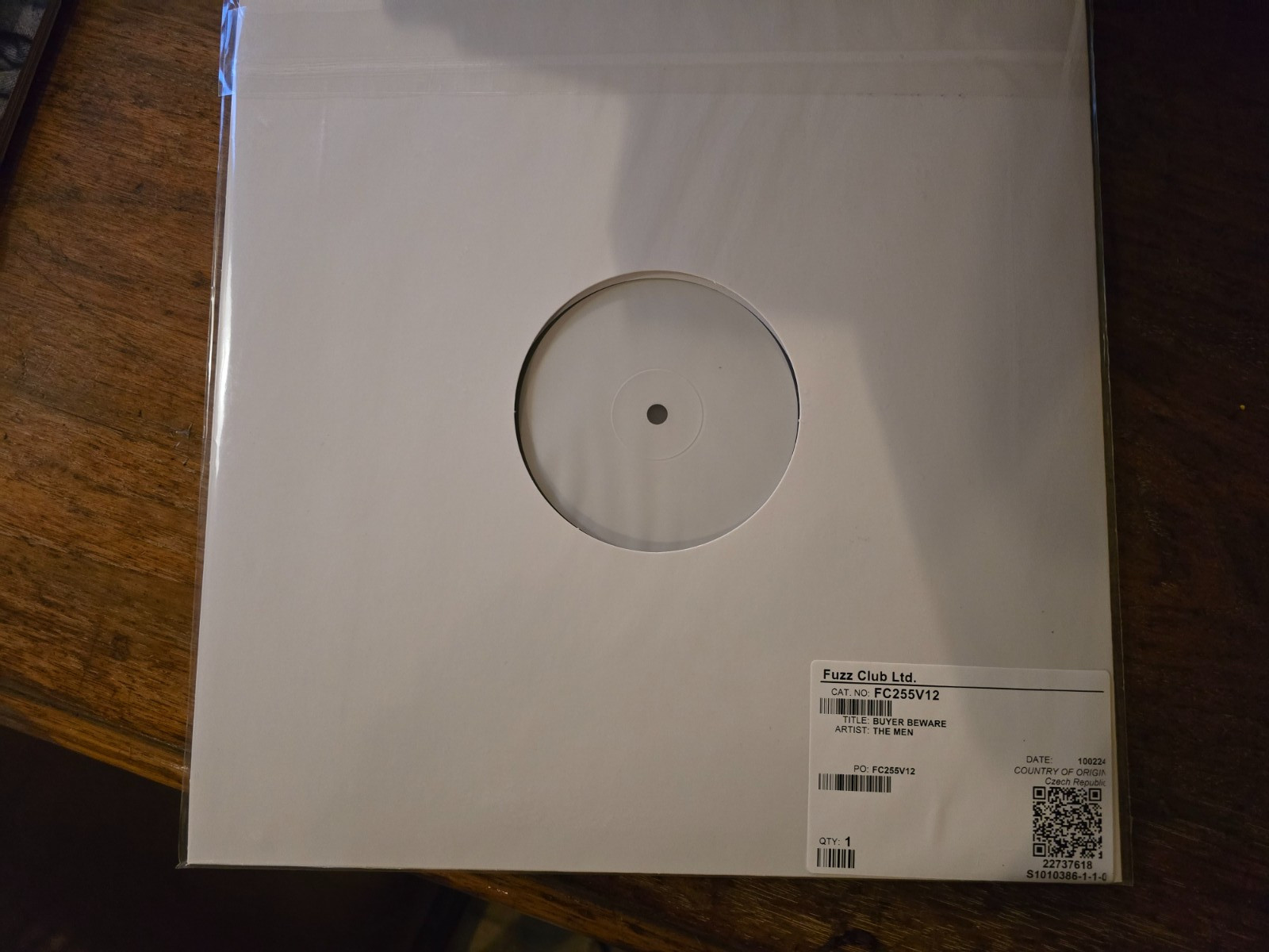 The Men – Buyer Beware – White Label Test Pressing LP – Only 10 Made – New