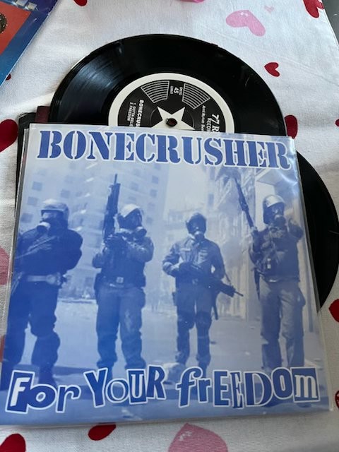 BONECRUSHER For Your Freedom 7” EP USA Oi! Street Punk Forced Reality