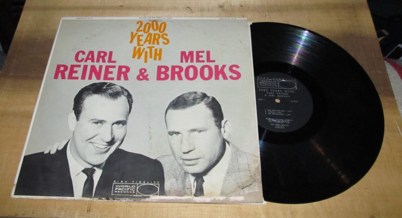 1960 Carl Reiner & Mel Brooks Comedy LP Record / 2000 Years With