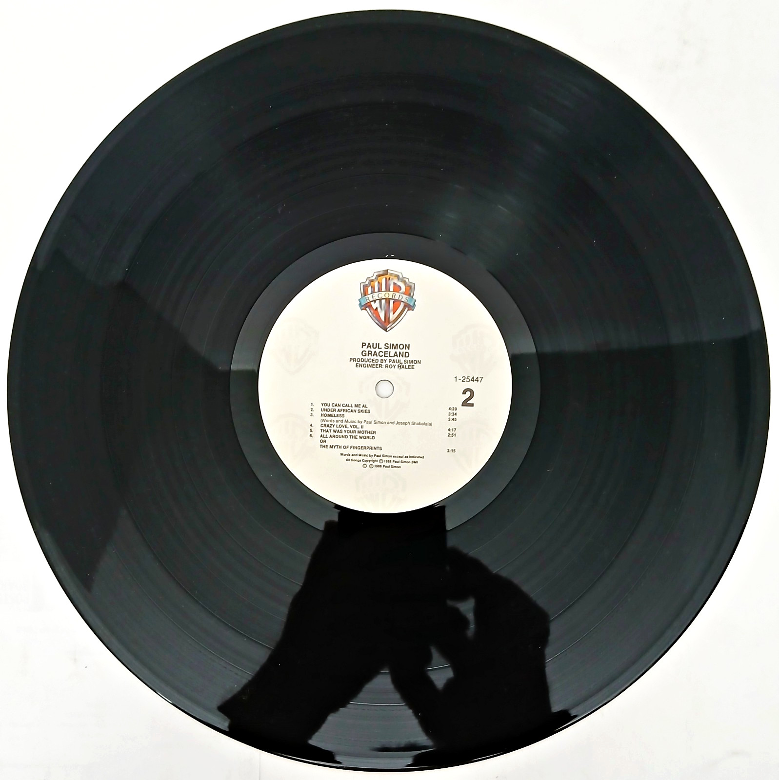 Paul Simon – Graceland – 1986 Vinyl LP (inner) – Soul / Pop / Folk Rock