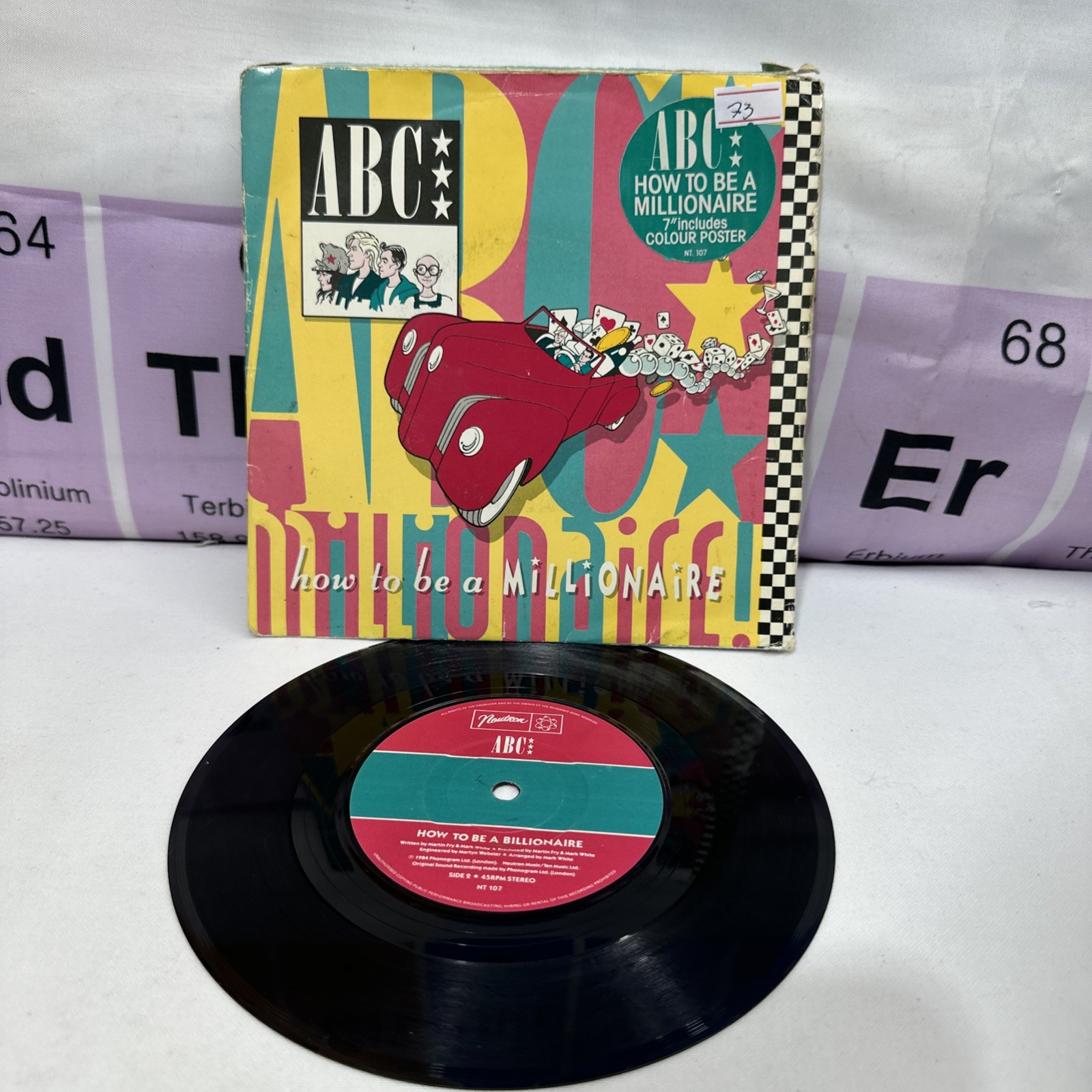 7″ ABC HOW TO BE A MILLIONAIRE COPERTINA EX VINILE N-MINT