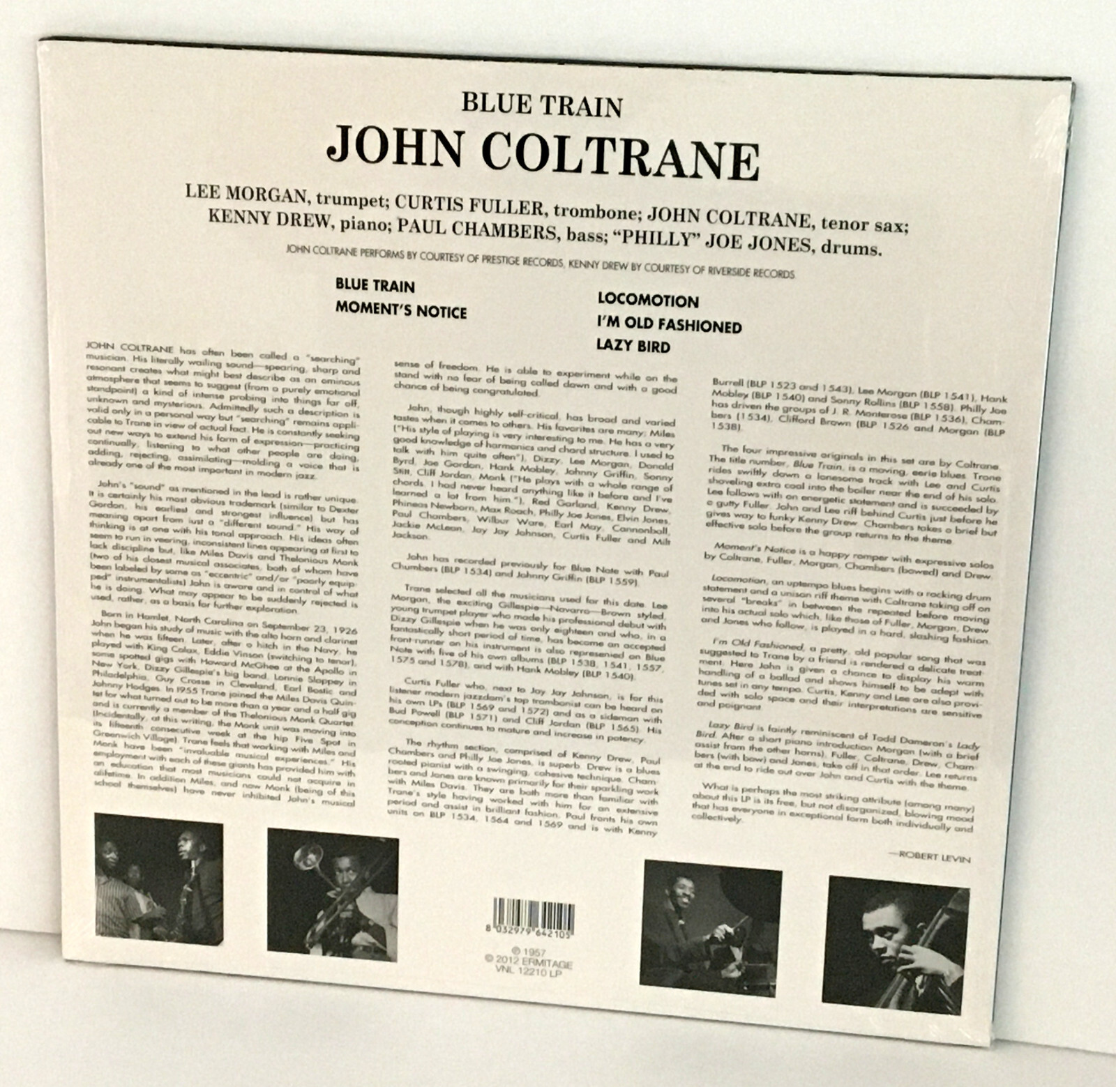 JOHN COLTRANE blue train Lp 180 GRAM Vinyl Record SEALED / NEW