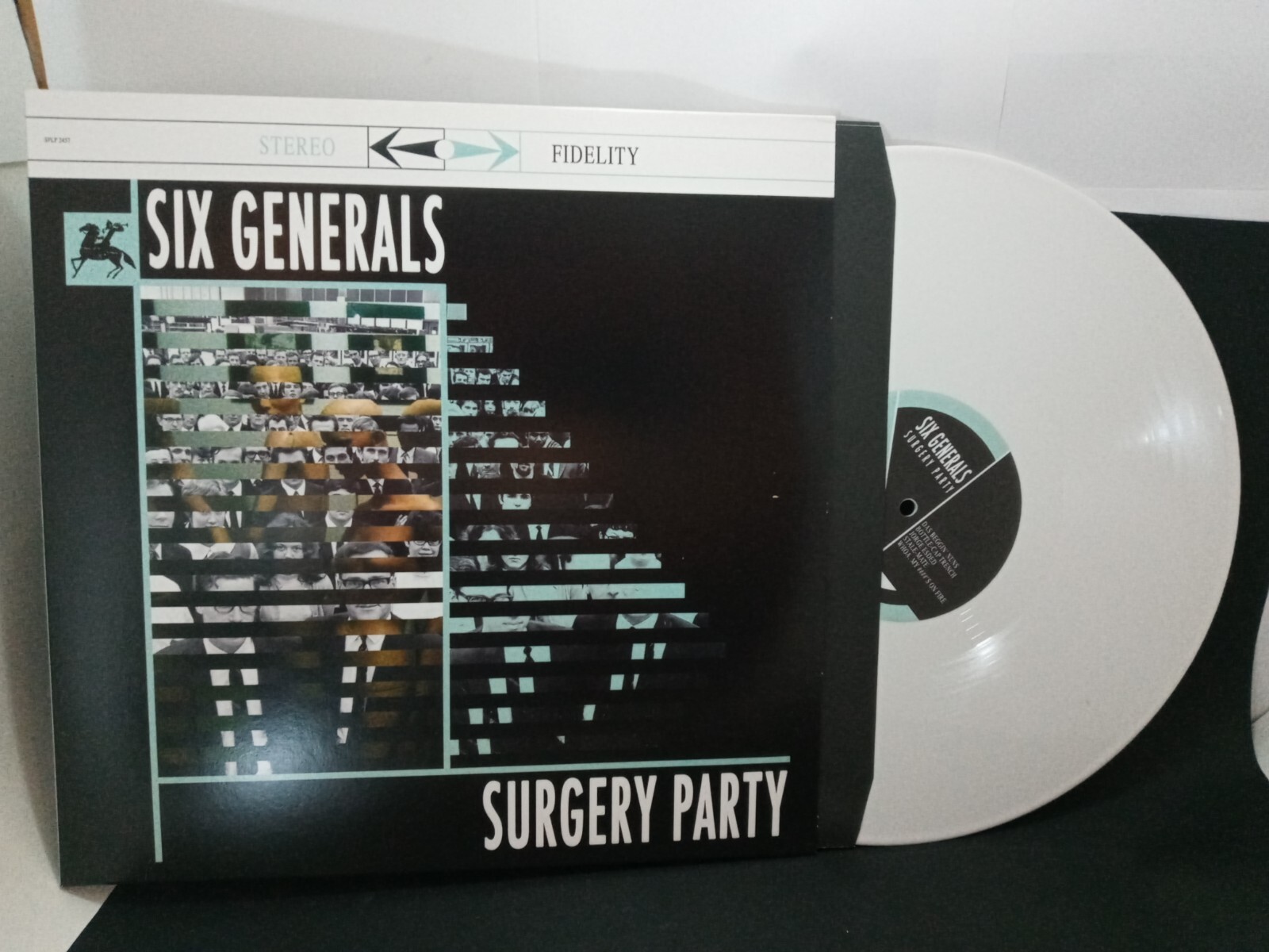 Six Generals Surgery Party Chicago Indie Rock White Vinyl LP Record 2011