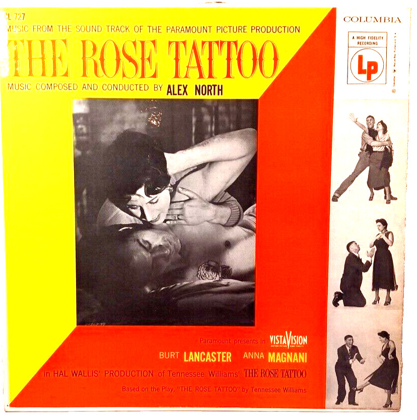 Rose Tattoo 1955 12″ LP Vinyl by Alex North ANNA MAGNANI – BURT LANCASTER CL727