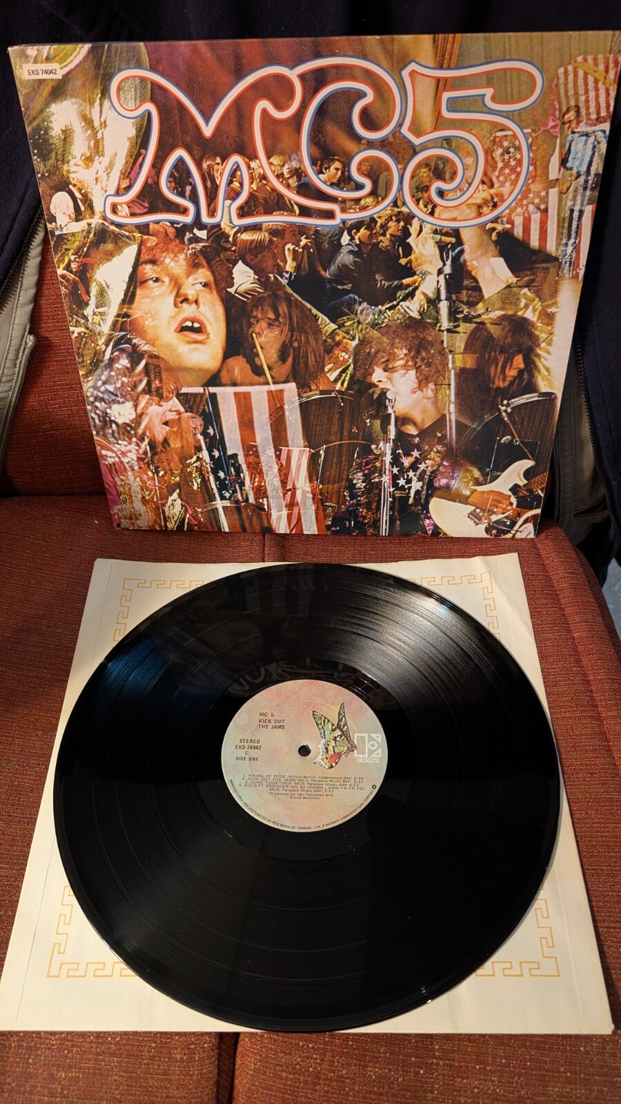 MC 5 Kick Out The Jams Elektra Records EKS 74042 NM/NM Canadian copy