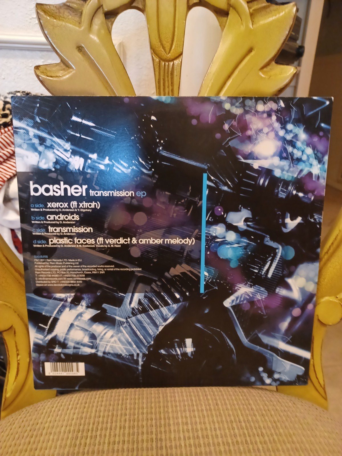 BASHER Transmission EP USED RECORD IN VERY GOOD PLUS/EXCELLENT COND Import RAM