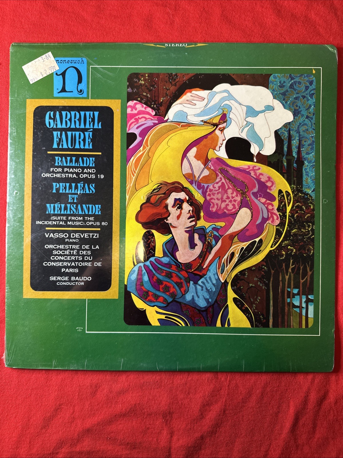 Gabriel Faure Ballade Pelleas et Melisande Nonesuch Records 33rpm LP