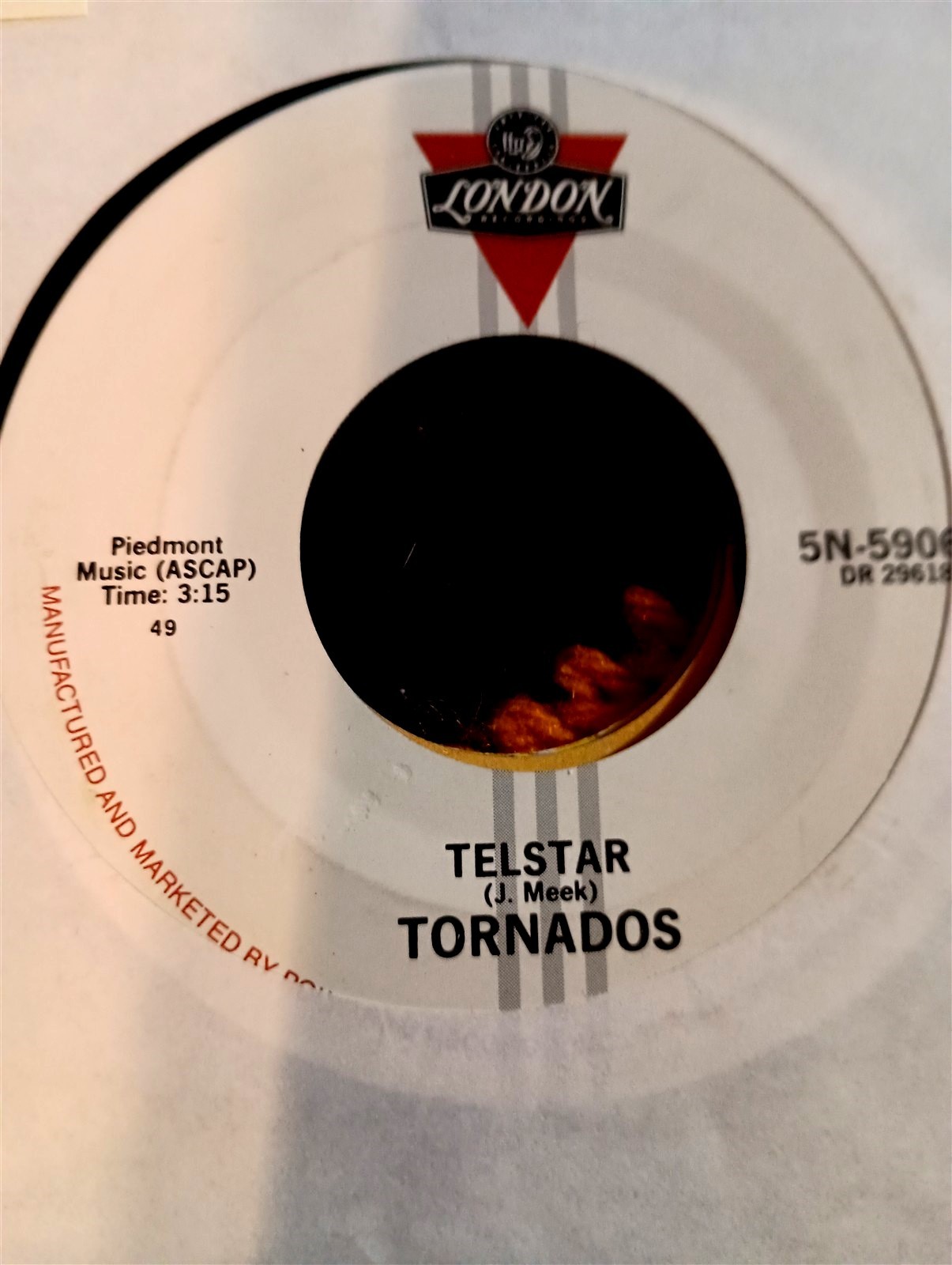 Tornados, Telstar ~ NM London 45
