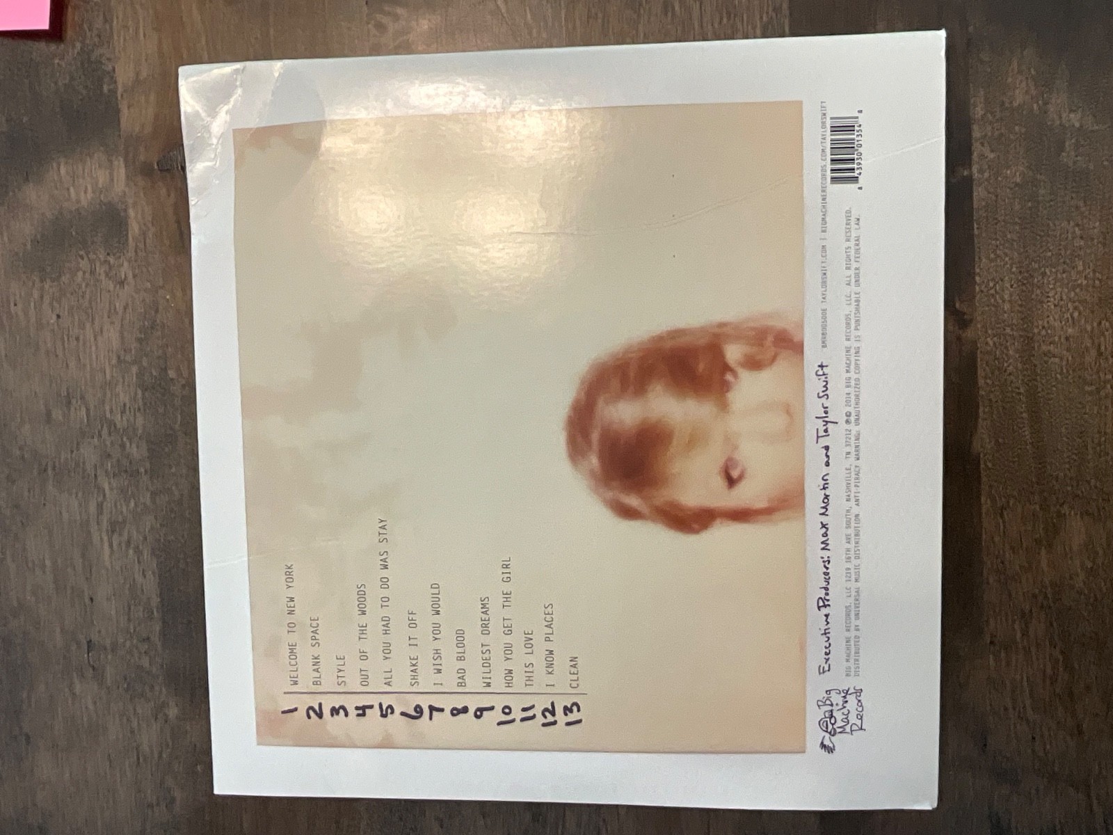 1989 by Swift, Taylor (Record, 2014) NOT Taylor’s version