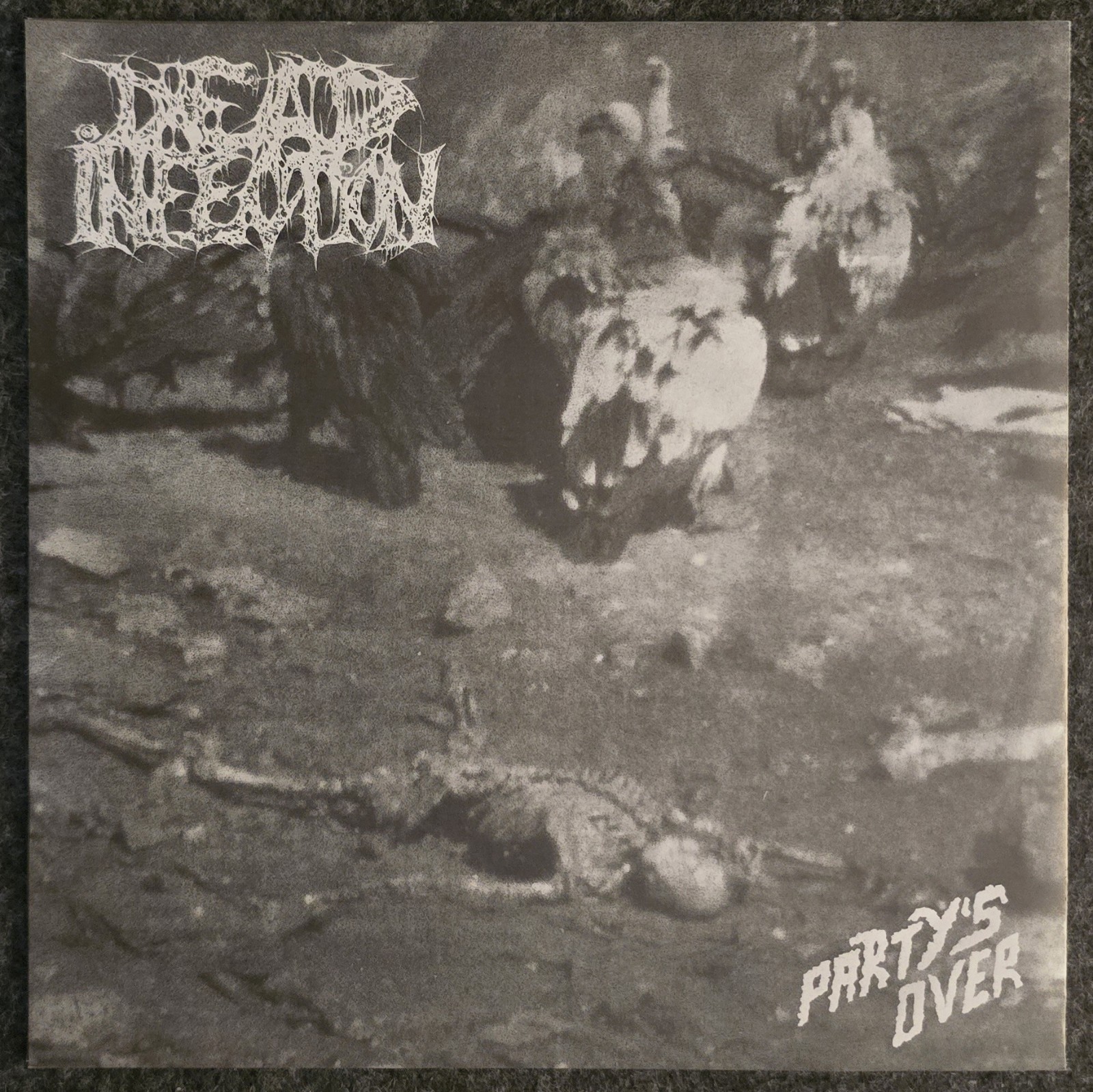 Dead Infection / Blood Party’s Over 7″ 1994 MSP Goregrind Death Metal EX/VG
