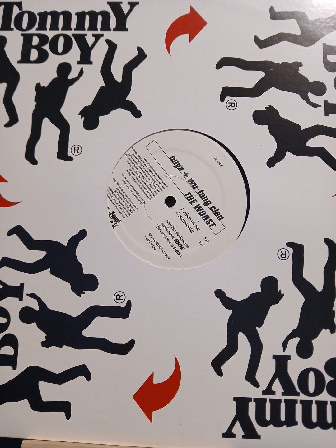 ONYX + WU-TANG CLAN – THE WORST (12″) 1997!! RARE!! RIDE SOUNDTRACK