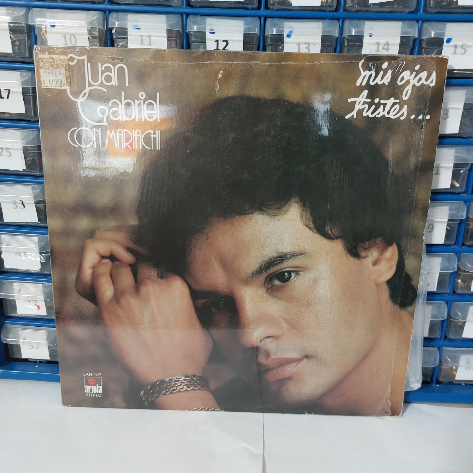 Juan Gabriel Con Mariachi Mis Ojos Tristes LP 1978 Ariola Ranchera Mexican Vinyl