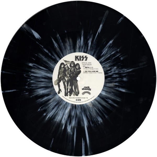 Kiss ‎– Special Kiss Tour Album (Black & White Splatter 12″ VINYL)