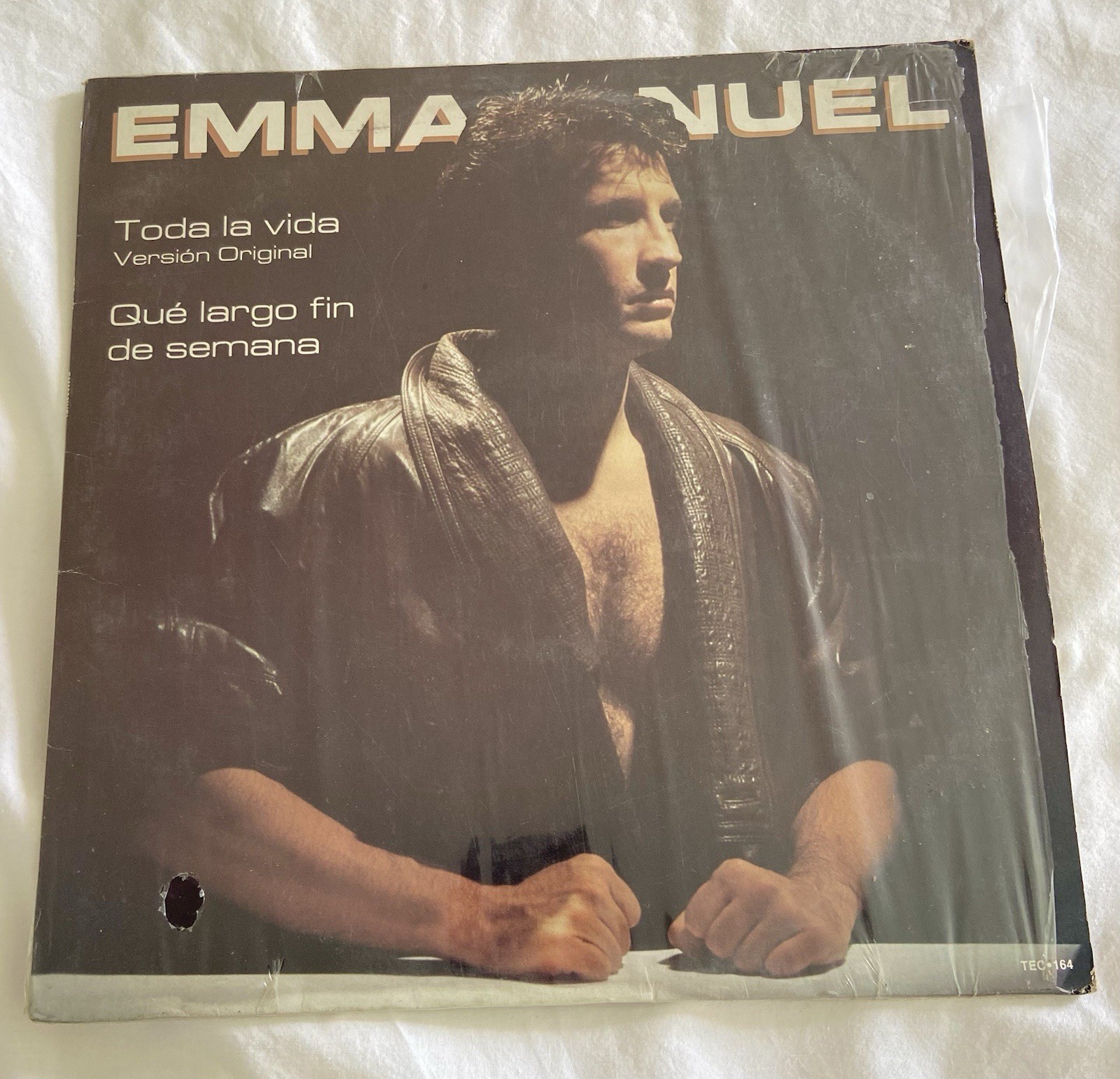 EMMANUEL Toda la vida 33 RPM LP NM Vinyl Shrink Wrap Caifanes, Miguel Bose 1986