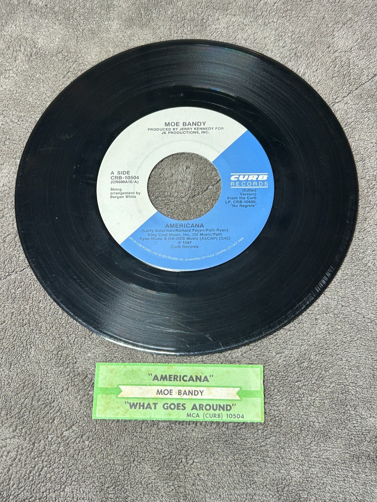 $1 Jukebox 45s w/Title Strips – Country Artists (mostly) – G – EX – PV2000-2999