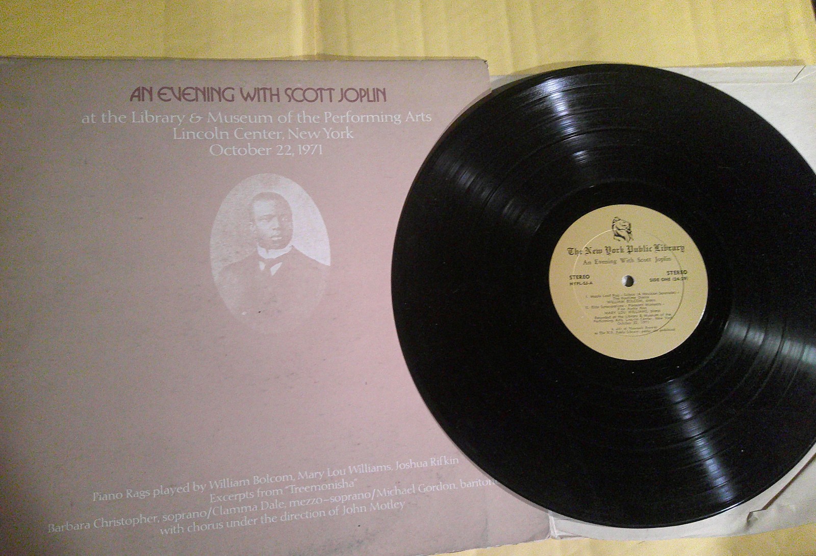 4 LP Lot : Ragtime, Stride Piano – Scott Joplin, Fats Waller, Claude Bolling etc