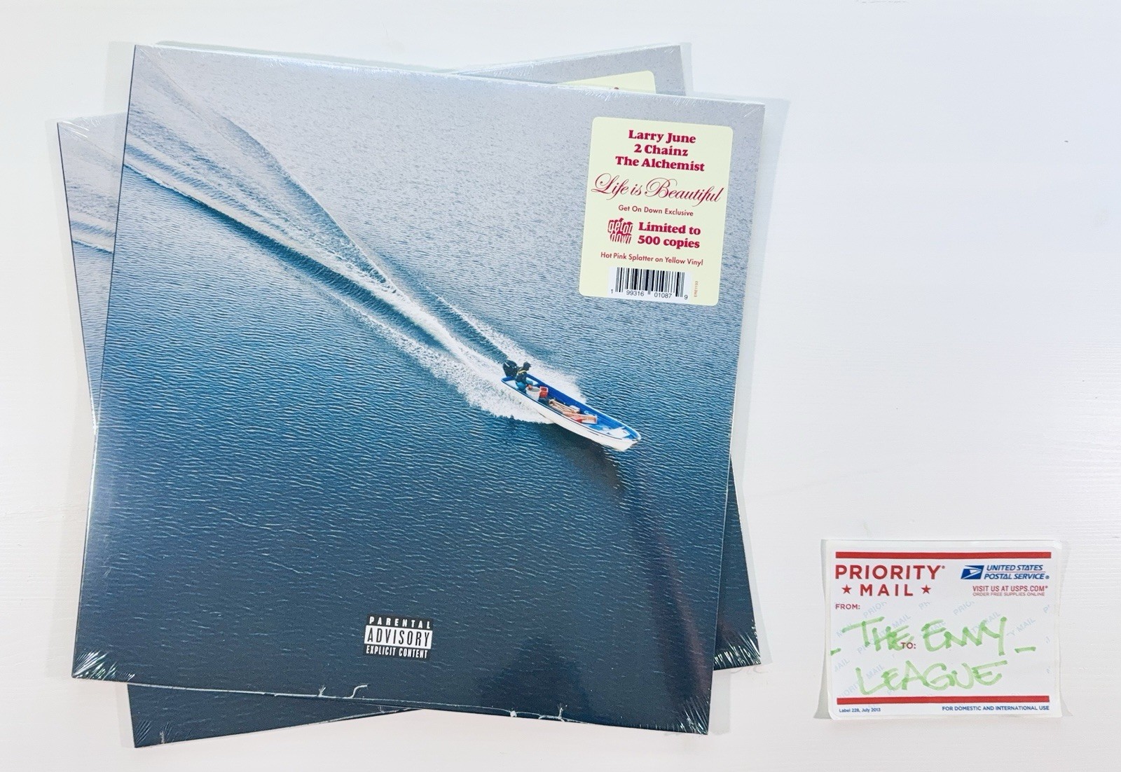 Larry June 2 Chainz Alchemist LIFE IS BEAUTIFUL Sunshine Splatter Vinyl /500 NEW