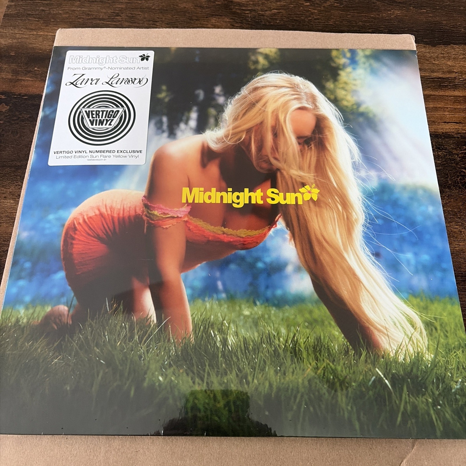 Zara Larsson – Midnight Sun Flare Yellow- VV Vertigo Exclusive Vinyl LP /3000