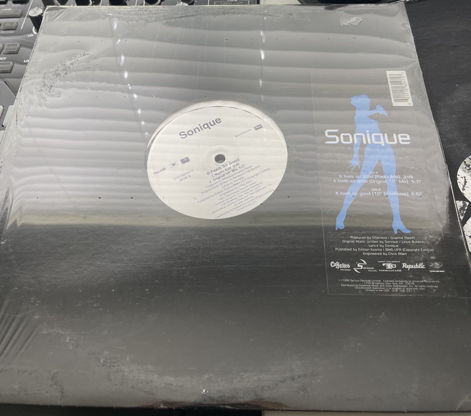 Sonique – It Feels So Good OG 1999 Press 12″ In OG Cover SEALED