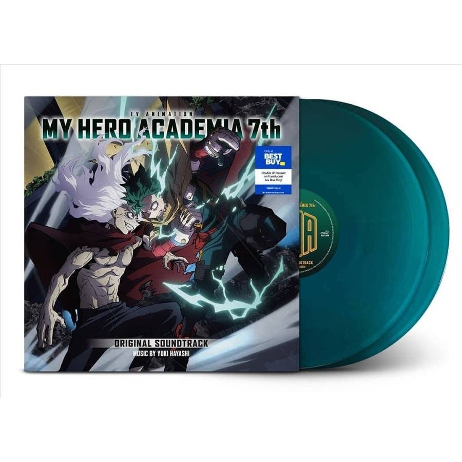 MY HERO ACADEMIA 7th Season Original Strk 2025 2xLP Translucent Sea Blue SEALED