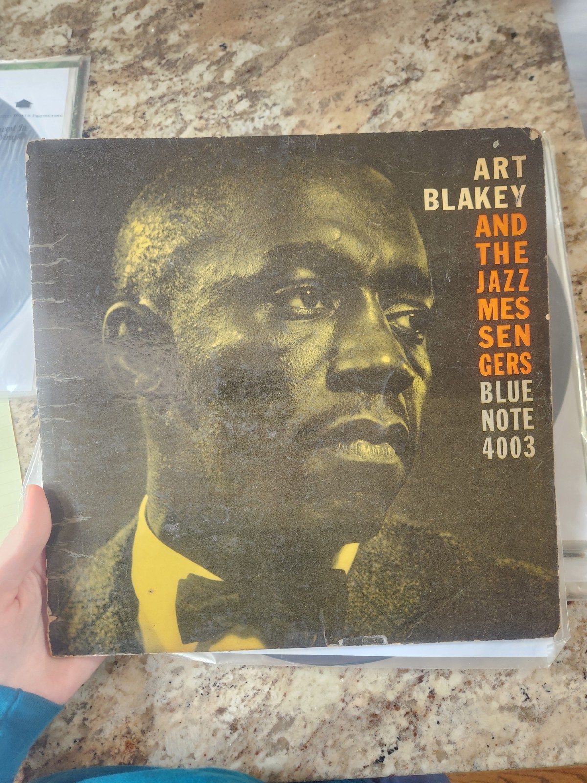 ART BLAKEY Moanin’ LP BLUE NOTE BLP 4003 US ’59 DG MONO 47 W.63rd Lee Morgan 2nd