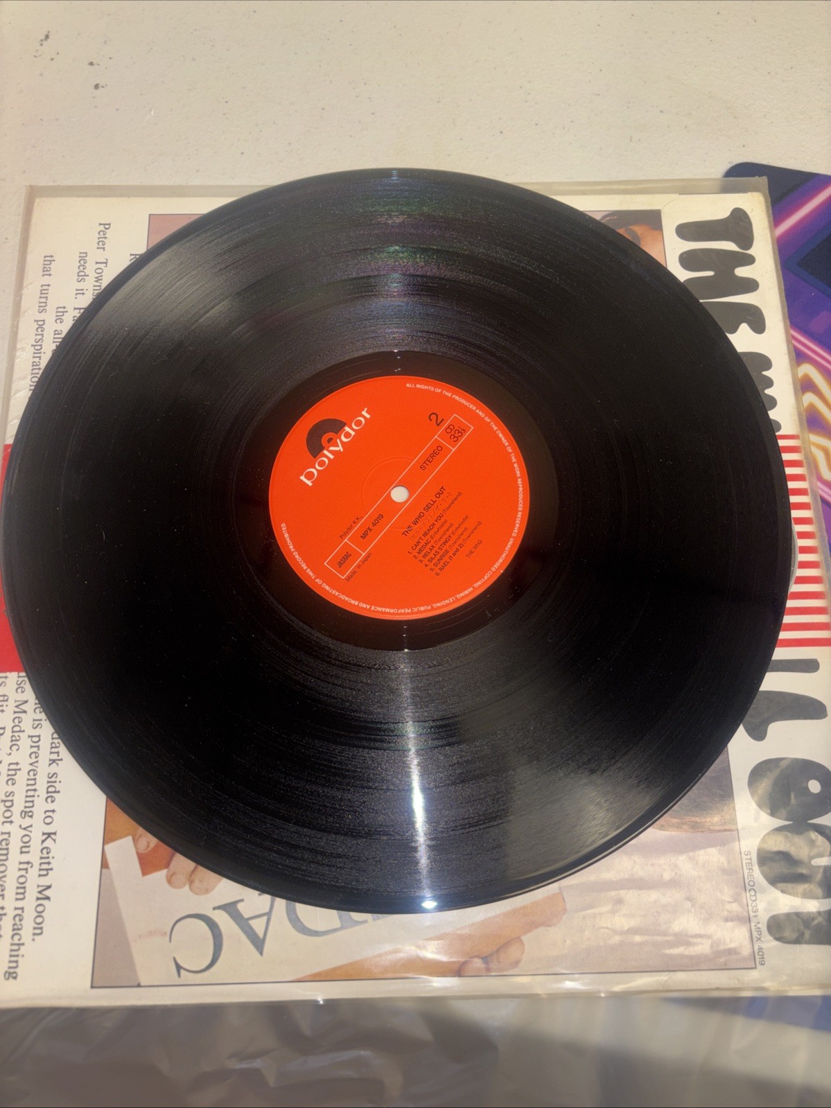 The Who Sell Out JAPAN with Obi EX Polydor Label