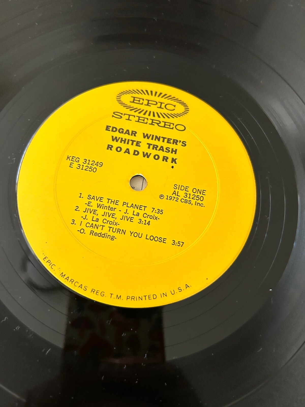 Edgar Winter’s White Trash Roadwork 2LP Vinyl Record G Rick Derringer LIVE