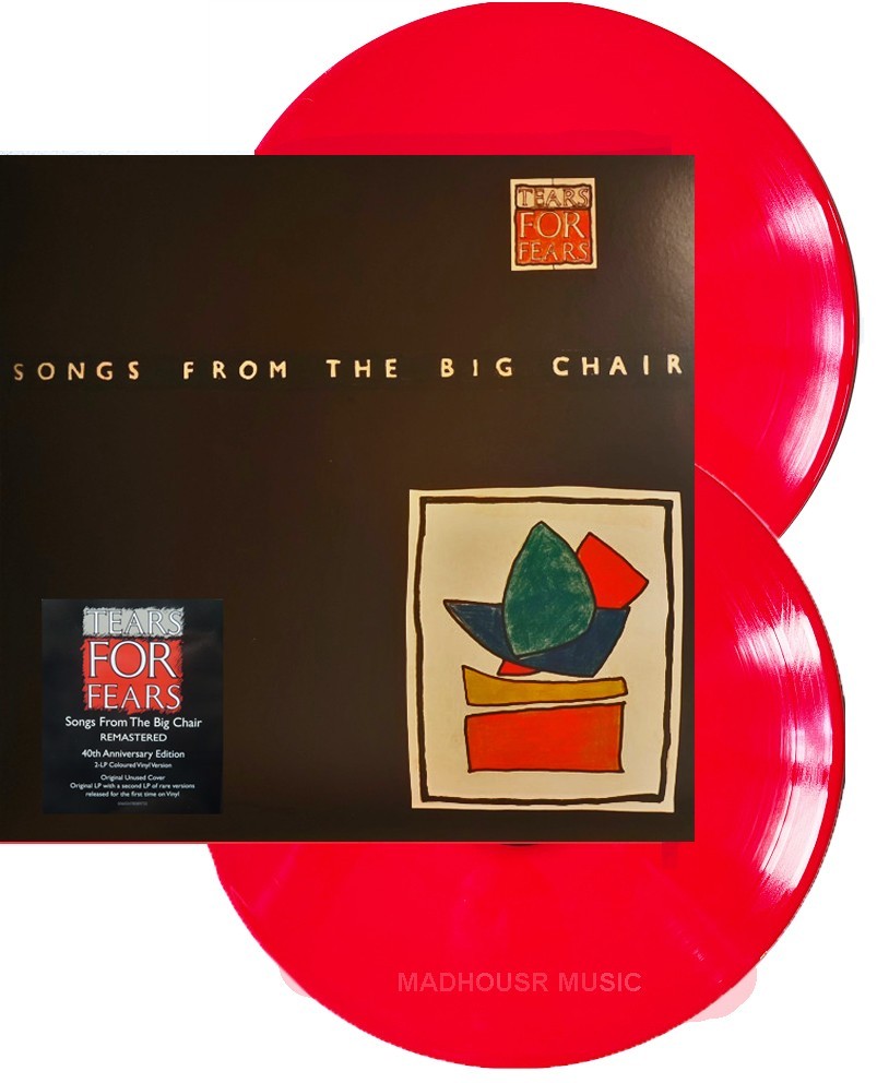 TEARS FOR FEARS LP x 2 Songs From The Big Chair Double RED VINYL New and SEALED